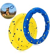 Mity rain Floating Dog Toys –E-TPU Water Pool Fetching Toy with Rope | for Small Medium Large Pet...