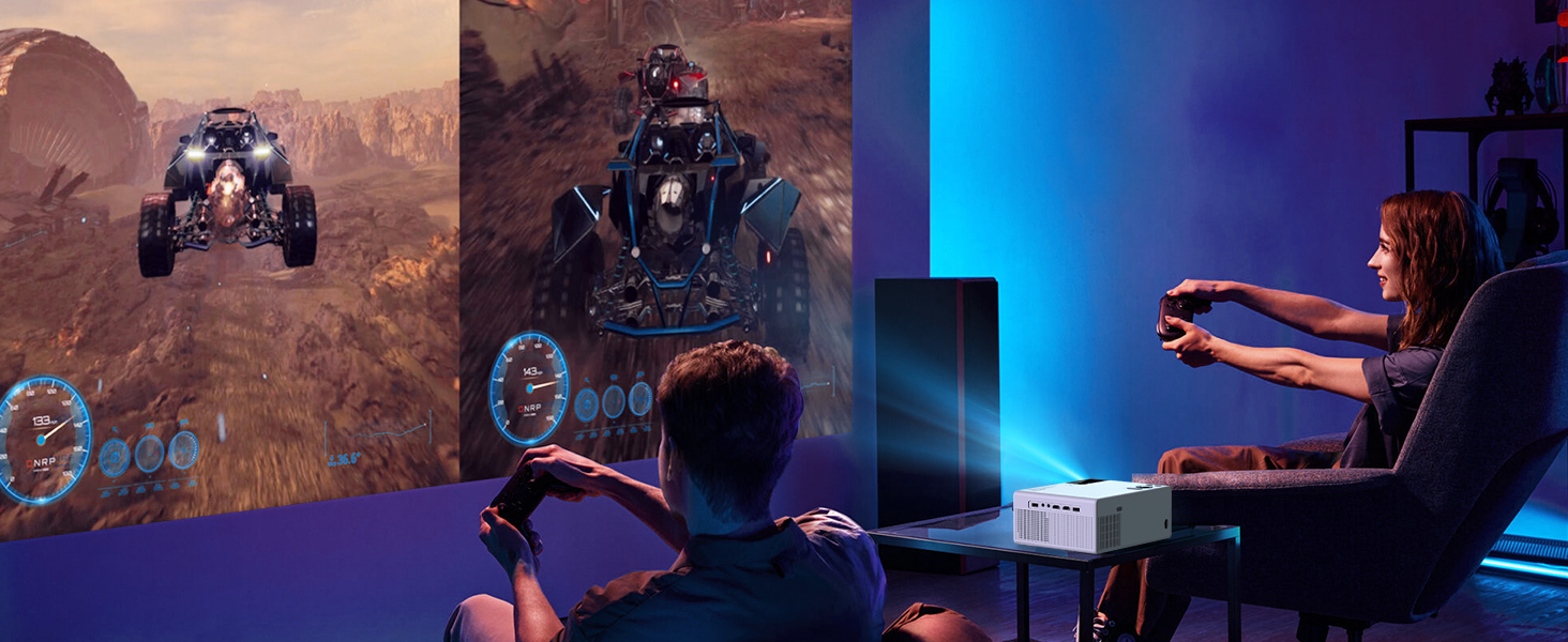 Projector Outdoor 5G Wifi Bluetooth Movei Video 4K 1080P Portable Home Theater Indoor Phone