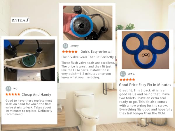 Flush Valve Seal for American Standard ang Eljer Toilets, 7301111-0070A Toilet Parts Replacement