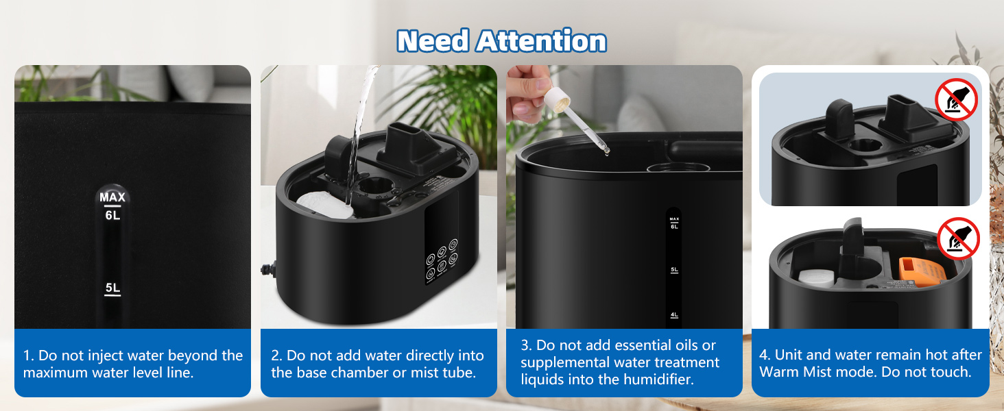 Tips on using humidifiers