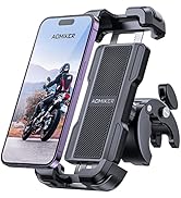 Aomiker Bike Motorcycle Phone Holder Mount - [2024 Quick Release] Bike Phone Holder Handlebar Cla...