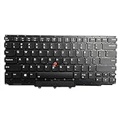 GinTai Backlit Keyboard Replacement for Lenovo ThinkPad X1 Yoga Gen 2nd 3rd (2017 2018) US 20JD/ ...
