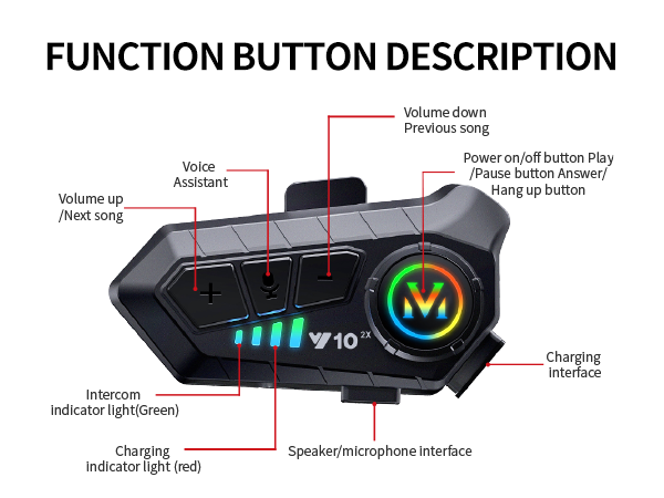 Motorcycle Helmet Bluetooth