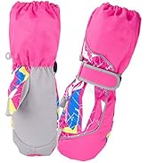Azarxis Kids Winter Warm Gloves, Cold Weather Windproof Thermal Gloves for Boys &amp; Girls
