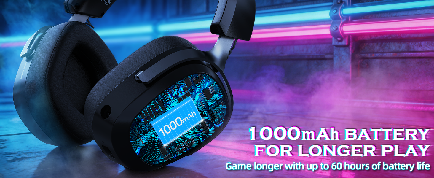 ATTACK SHARK G800 Wireless RGB Gaming Headset