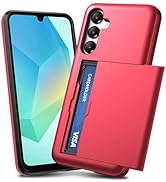 TOPAUX for Samsung A16 5G Wallet Case Galaxy A16 5G Wallet Case 2 Credit Card Holder Slide Cover ...