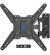 Mounting Dream TV Wall Mount for Most 26-55 Inch TVs, Full Motion TV Mount with Perfect Center De...