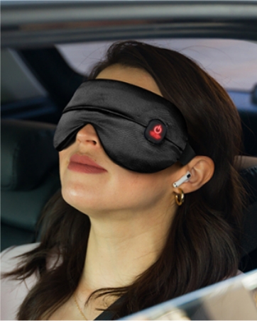 Heated Eye Mask, Warm Eye Compress Mask for Dry Eyes, USB Electric Heating Pad