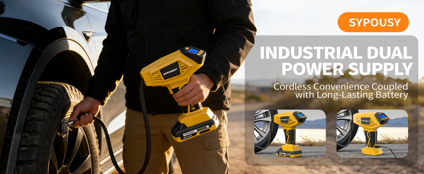 Tire Inflator Portable Air Compressor