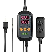 BN-LINK Smart WiFi Digital Temperature Controller Heating Cooling, Works with Alexa and Google Ho...