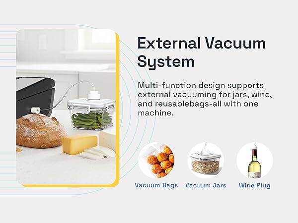 external vacuum system