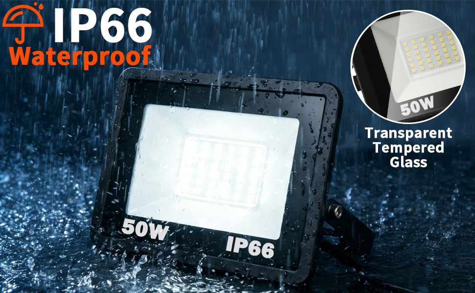IP66 Waterproof and Transparent Tempered Glass