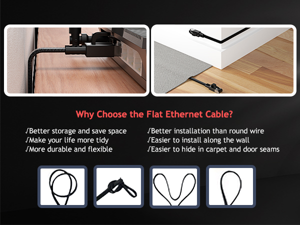 flat ethernet cable