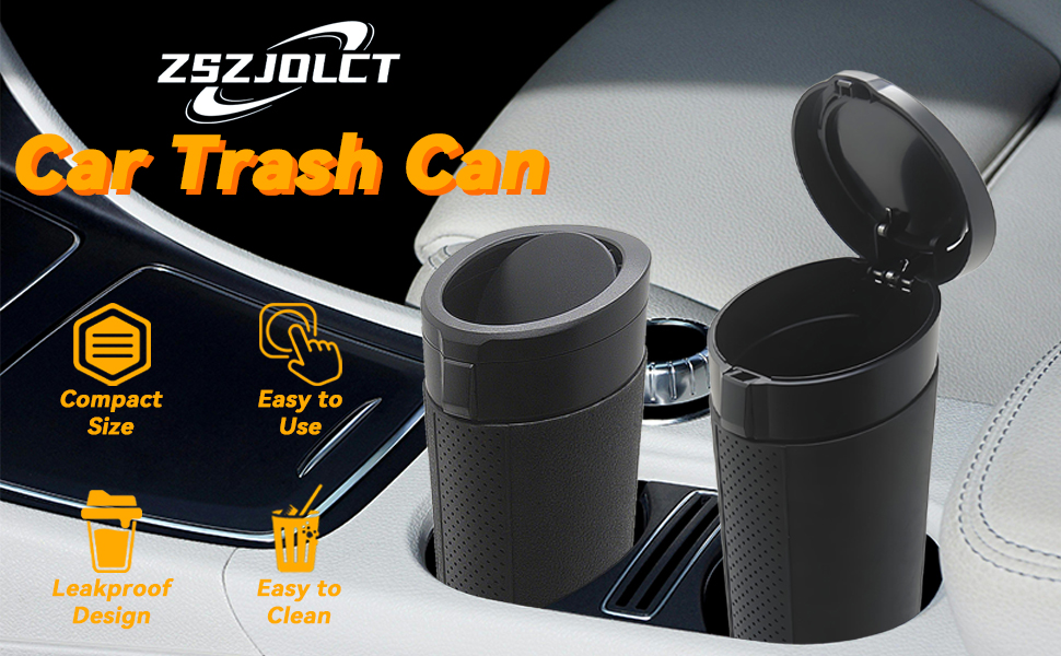 car trash can