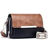 Roulens Crossbody Bags for Women Small Crossbody Wallet Purses with Card Slots Leather Shoulder H...