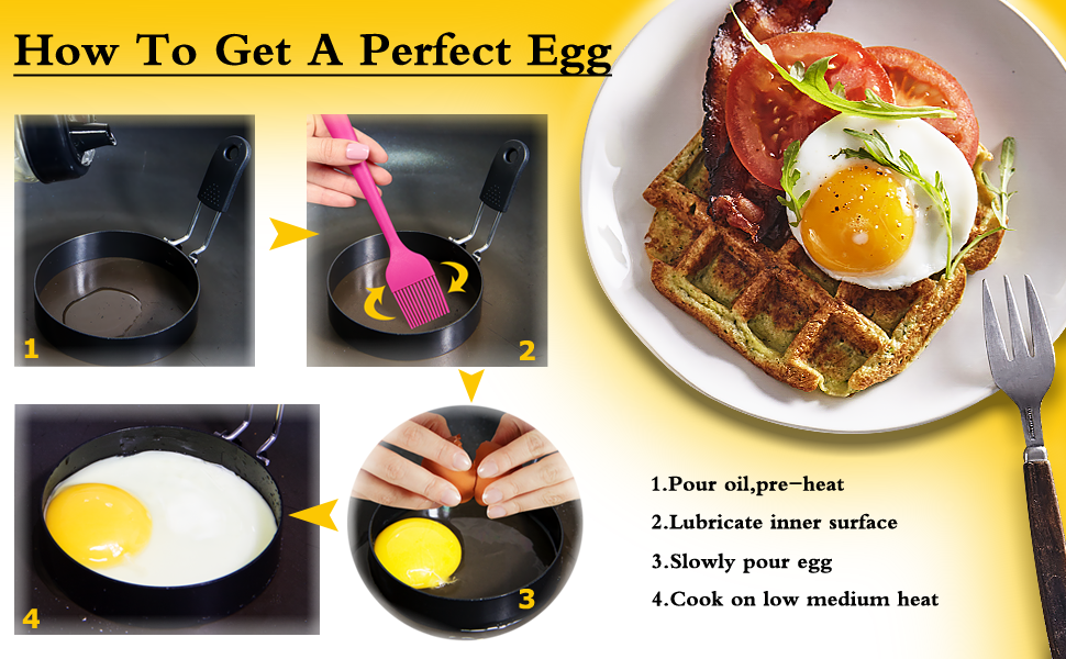 LXLOVESM 3&amp;#39;&amp;#39;+4&amp;#39;&amp;#39;+6&amp;#39;&amp;#39; Egg Rings Set