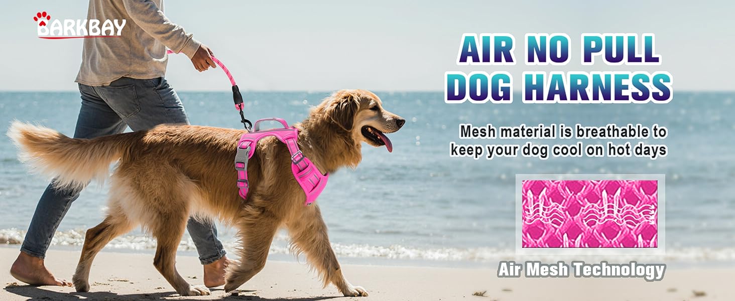 Dog wearing a no pull dog harness dog harness medium sized dog pink dog harness for large dogs