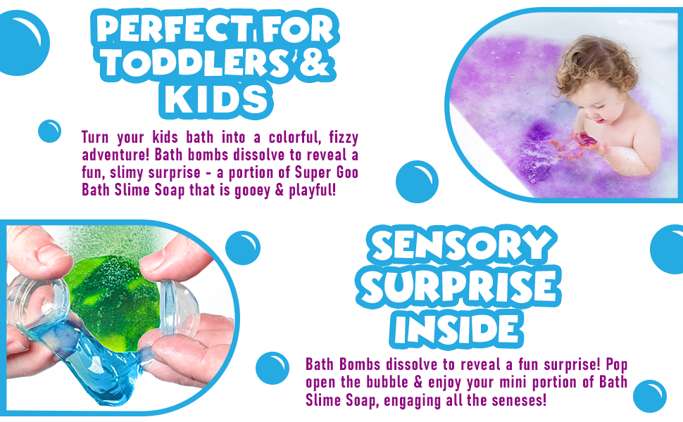 bath bomb with toys inside