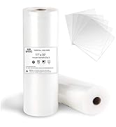 Wevac Vacuum Sealer Bags 11x50 Rolls 2 pack for Food Saver, Seal a Meal, Weston. Commercial Grade...