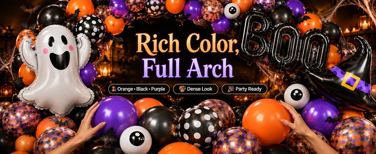 halloween foil balloons
