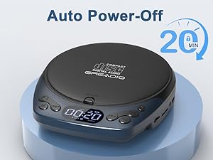 portable cd player with headphones