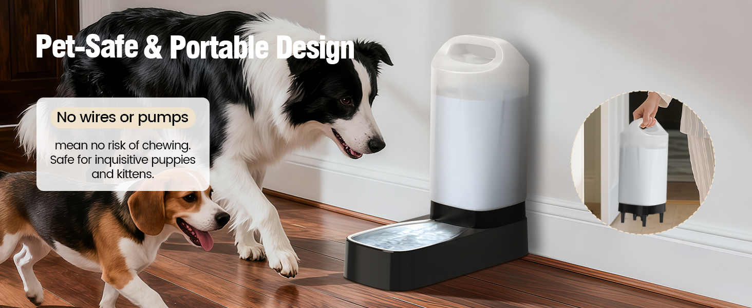 dog water bowl dispenser