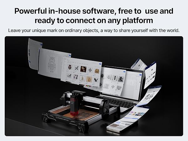 High Precision Laser Cutter and Engraving Machine