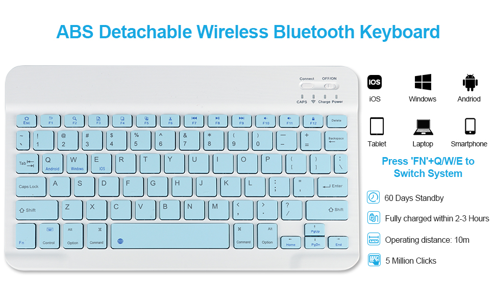 Keyboard case for Samsung Tab S9 FE