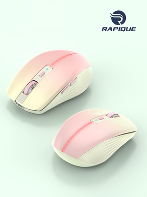 RAPIQUE R110 PinK Bluetooth Mouse 