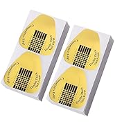 Subay 200Pcs Professional Long Nail Forms for Acrylic Nails, Polygel Nails, Thick Nail Extension ...