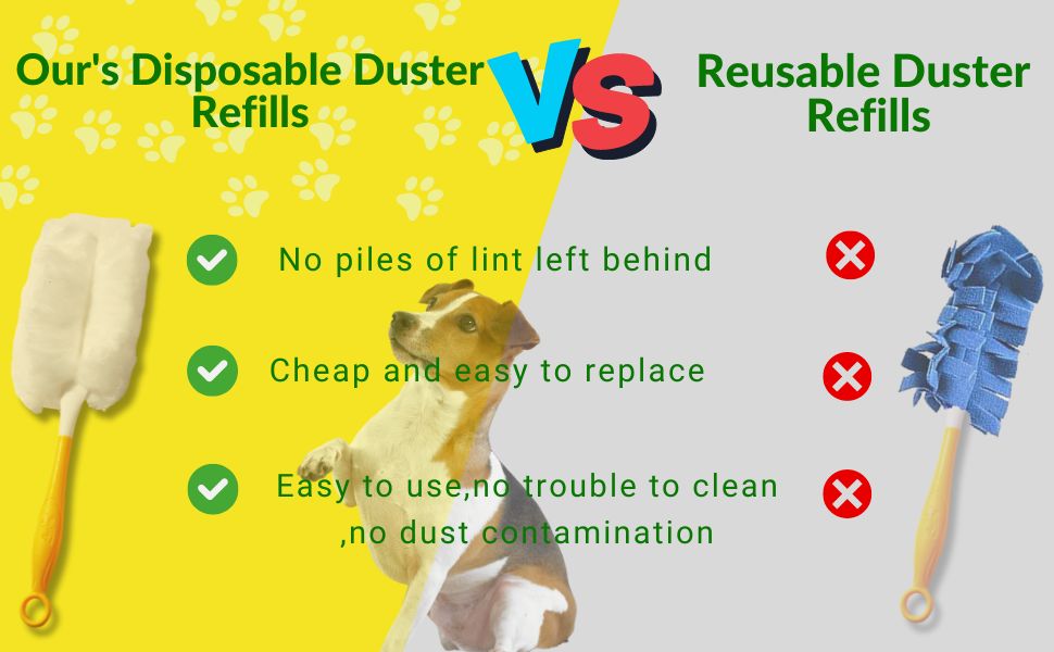 resuable dust refills disposable duster refills cleaning dusters