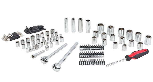 121 piece socket set variety