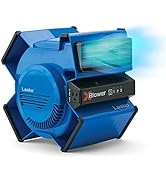 Lasko X-Blower 6 Position High Velocity Pivoting Utility Blower Fan for Cooling, Ventilating, Exh...
