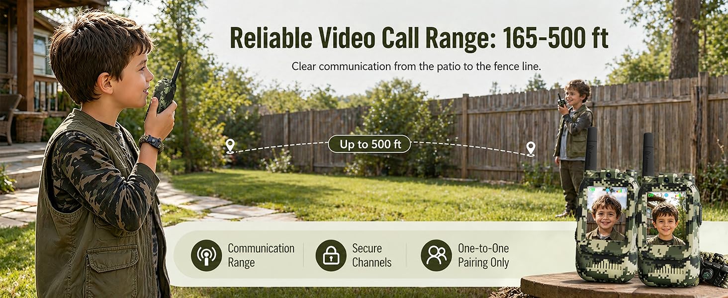 walkie talkie with video