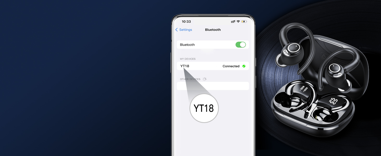 wireless headphone noise canceling earbuds waterproof earbuds headphones