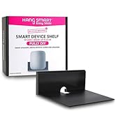 HangSmart No Stud DIY Smart Device Shelf – Easy Install Wall Shelf for Smart Devices, Rear Surrou...