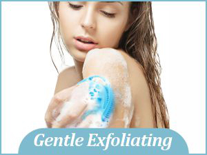 soft silicone body scrubber 