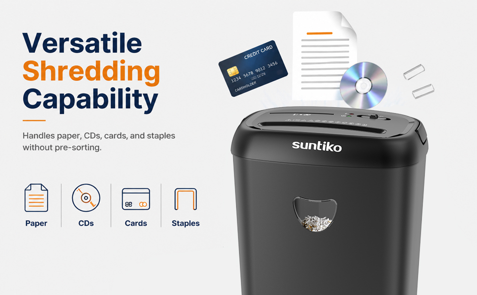 paper shredder for credit cards cds staples clips multifunction shredder machine