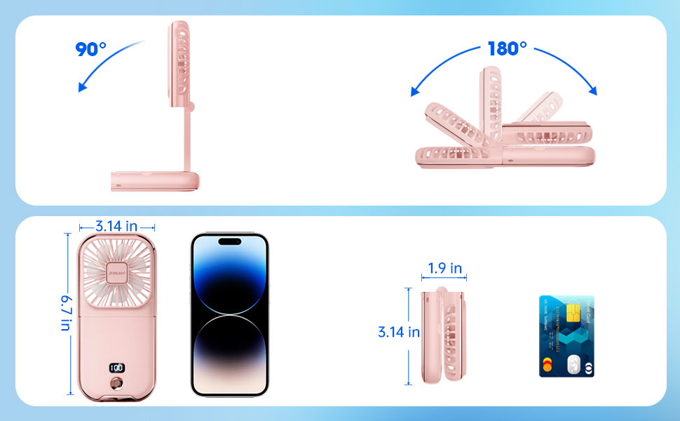 Foldbale Mini Portable personal Fan