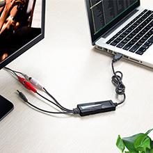 usb audio capture card grabber for cassette player recorder convert cassette radio to mp3 wav ogg