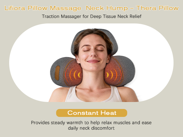 thera pillow massage neck hump