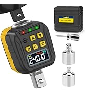YIYEIE 1/2" Drive Digital Torque Adapter, 12.5-250Ft-lb/17-340 Nm, Color LCD Display, Digital Tor...