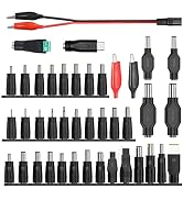 minidodoca Laptop DC Power Adapter Kits 41 PCS Universal 5.5 mm x 2.1 mm DC AC Power Adapter Tips...