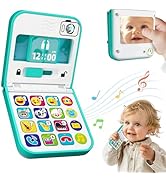 iPlay, iLearn Baby Cell Phone Toy 6-12 Month, Toddler Flip Smartphone Pretend Play Mirror Sound, ...