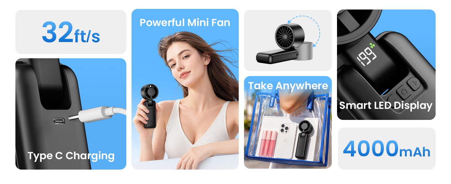 mini fan handheld