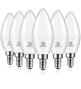 Energetic E12 LED Candelabra Light Bulbs 5.5W (60 Watt Equivalent), Daylight 5000K, 600LM Chandel...