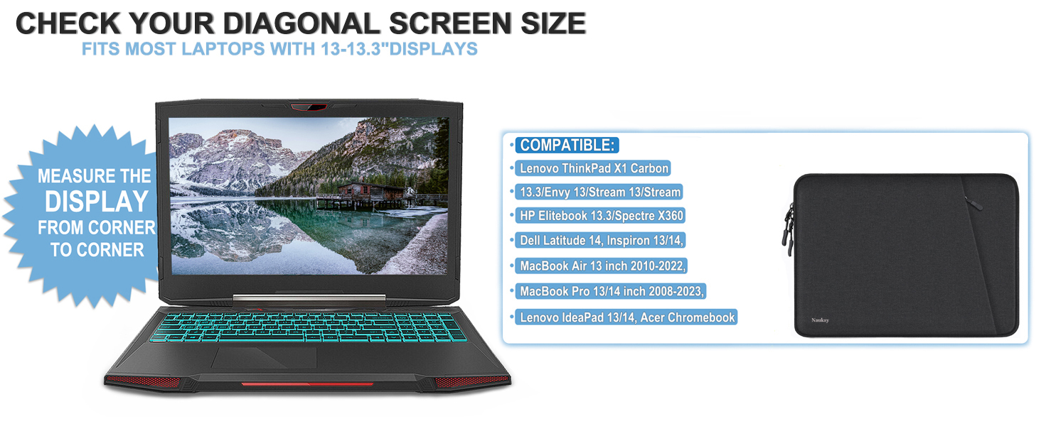 Laptop Sleeve Case 13.3 inch