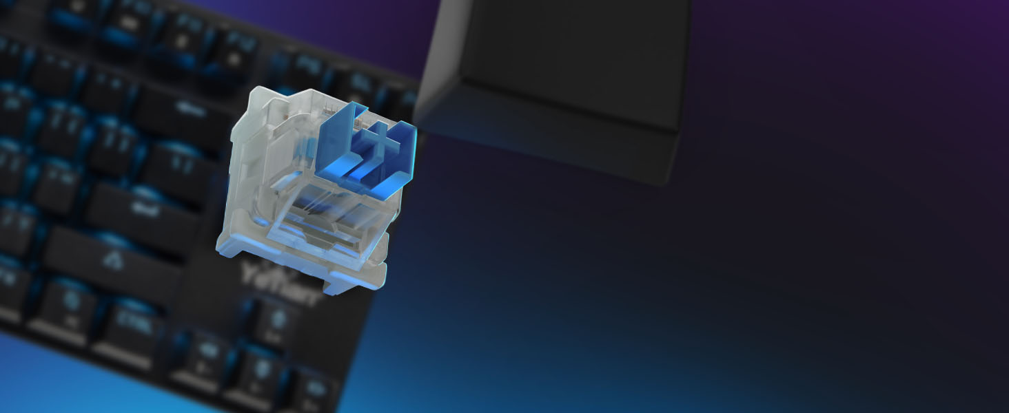 Blue Hot-Swappable Mechanical Switches