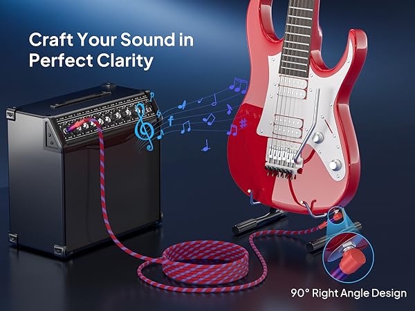 amp cord for electric guitar