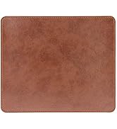 Non-Slip Rubber Base Leather Mousepad for Laptop Computer PC Personality Desings Gaming Mouse Pad...